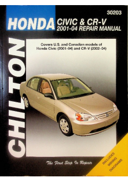 Honda Civic and CRV, 2001-04