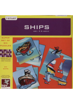 Puzzle Super komplet sześciu łodzi