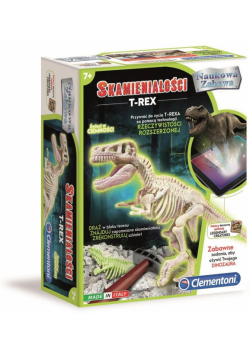 Naukowa zabawa. Skamieniałości T-Rex Fluo