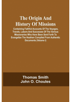 The Origin And History Of Missions