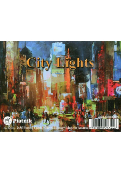 Karty do gry Piatnik 2 talie City Lights