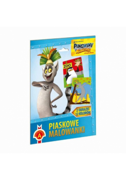 Piaskowe malowanki 2 obrazki 12 kolorów