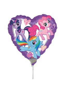 Mini shape. Balon foliowy My Little Pony serce