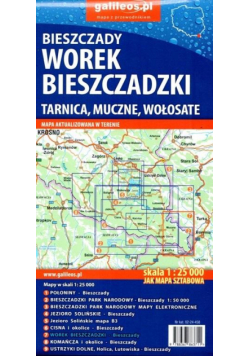 Mapa - Bieszczady. Worek bieszczadzki 1:25 000