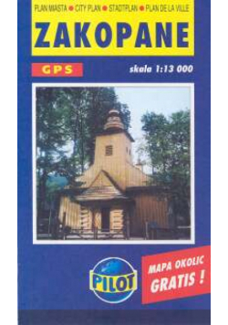 Zakopane Plan miasta 1: 13 000
