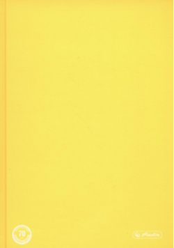 Brulion A5 Color Blocking w kratkę 96 kartek żółty