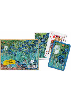 Karty do gry Piatnik 2 talie van Gogh Irysy