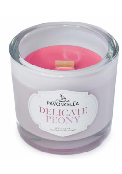 Świeczka sojowa Delicate Peony biała 170g