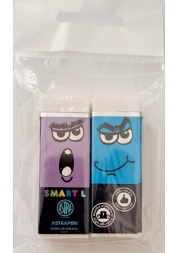Gumka do ścierania Pen Smart L Astra blister 2 sztuki mix