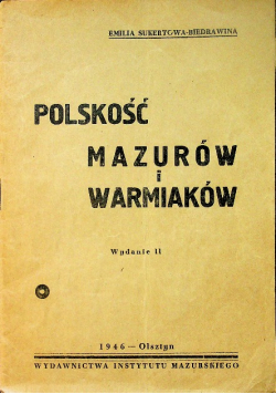 Polskość mazurów i warmiaków 1946 r.