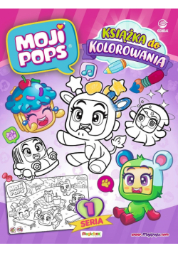 MojiPops książka do kolorowania seria 1