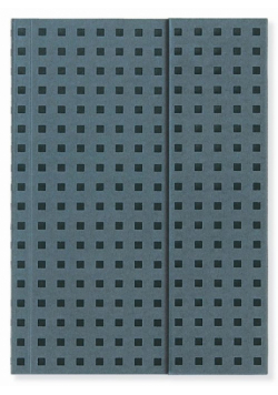 Notatnik B5 Quadro Grey on Black