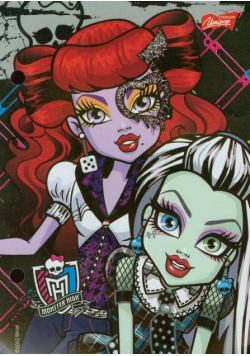 Wkłady do segregatora A6 Monster High 20 kartek
