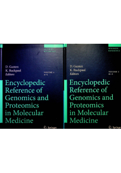 Encyclopedic Reference Of Genomics And Proteomics In Molecular Medicine Tom I i II