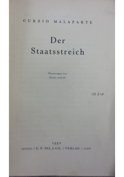 Der Staatsstreich, 1932 r.