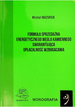 Formuła sprzedażna energetycznego węgla kamiennego