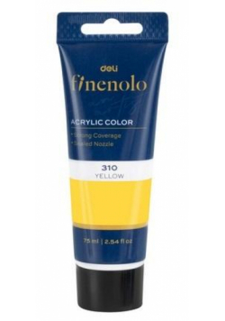 Farba akrylowa Finenolo żółta 75ml.