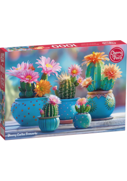 Puzzle 1000 CherryPazzi  Bloomy Cactus Fireworks 30868