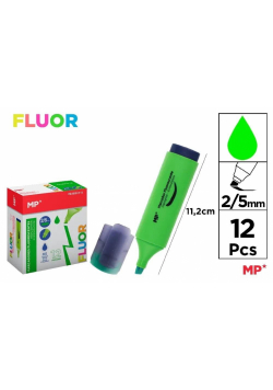 Zakreślacz fluorescencyjny 2-5mm zielony (12szt)