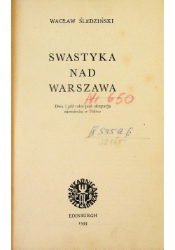 Swastyka Nad Warszawą