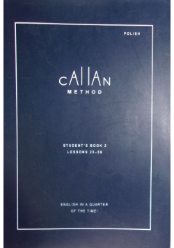 Callan Method, student's book 2