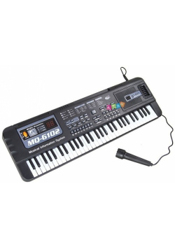 Keyboard MQ-6102 61 Klawiszy Mikrofon Zasilacz