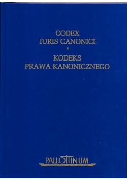 Codex iuris canonici  kodeks prawa kanonicznego