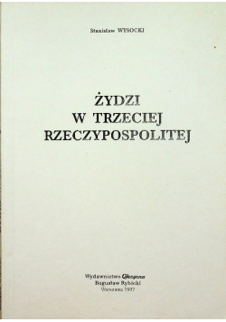 Żydzi w Trzeciej Rzeczypospolitej