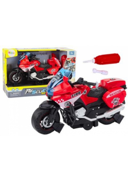 Motocykl do skręcania ratunkowy DIY światła dźwięk