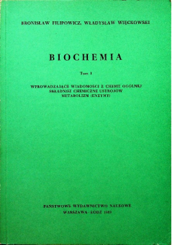 Biochemia Tom I