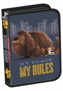 Piórnik dwuklapkowy bez wyposażenia THE SECRET LIFE OF PETS