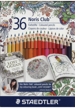 Kredki ołówkowe Noris Club 36 kolorów