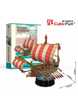 Puzzle 3D Żaglowiec Roman Warship 85 elementów
