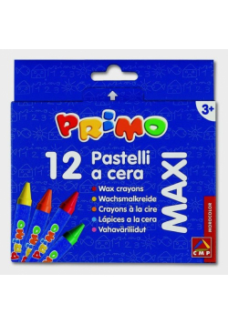 Kredki woskowe Primo Maxi 12 kolorów