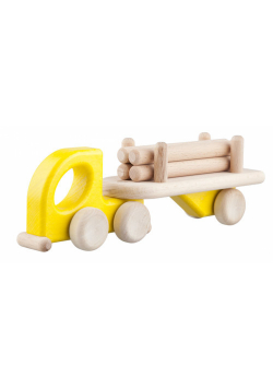 Mała Lorry Logs Żółta