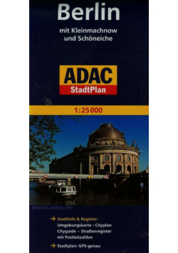 ADAC Berlin StadtPlan 1:25 000