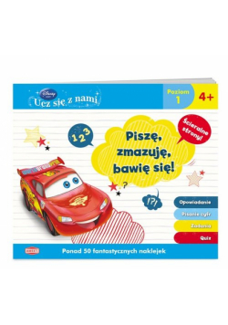 Disney Ucz się z nami Auta Piszę, zmazuję, bawię się