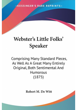 Webster's Little Folks' Speaker