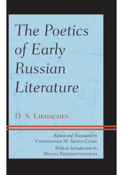 The Poetics of Early Russian Literature