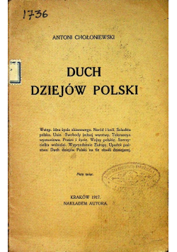 Duch dziejów Polski 1917 r.