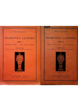 Gramatyka łacińska część 1 i 2 1934 r.