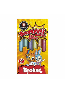 Mazaki brokatowe Boommm 6 kolorów