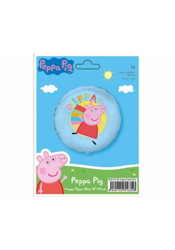 Balon foliowy FX Peppa blue 46cm