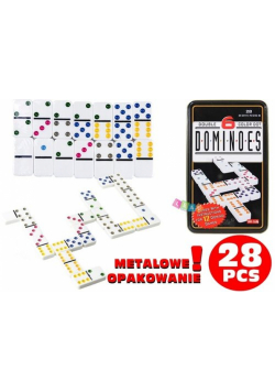 Gra Logiczna Domino Metalowe Opakowanie
