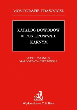 Katalog dowodów w postępowaniu karnym