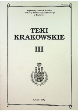Teki krakowskie Tom  III