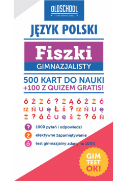 Język polski Fiszki gimnazjalisty