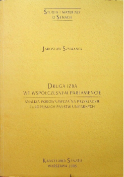 Druga izba we współczesnym parlamencie