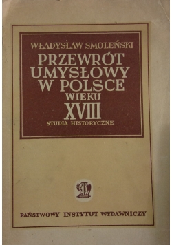 Przewrót umysłowy w Polsce wieku XVIII, 1941 r.