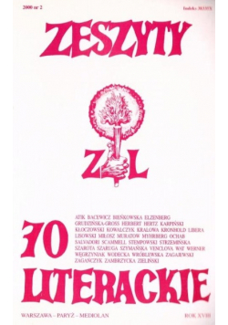 Zeszyty literackie Nr 70